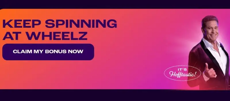 Keep spin ning at wheelz casino banner